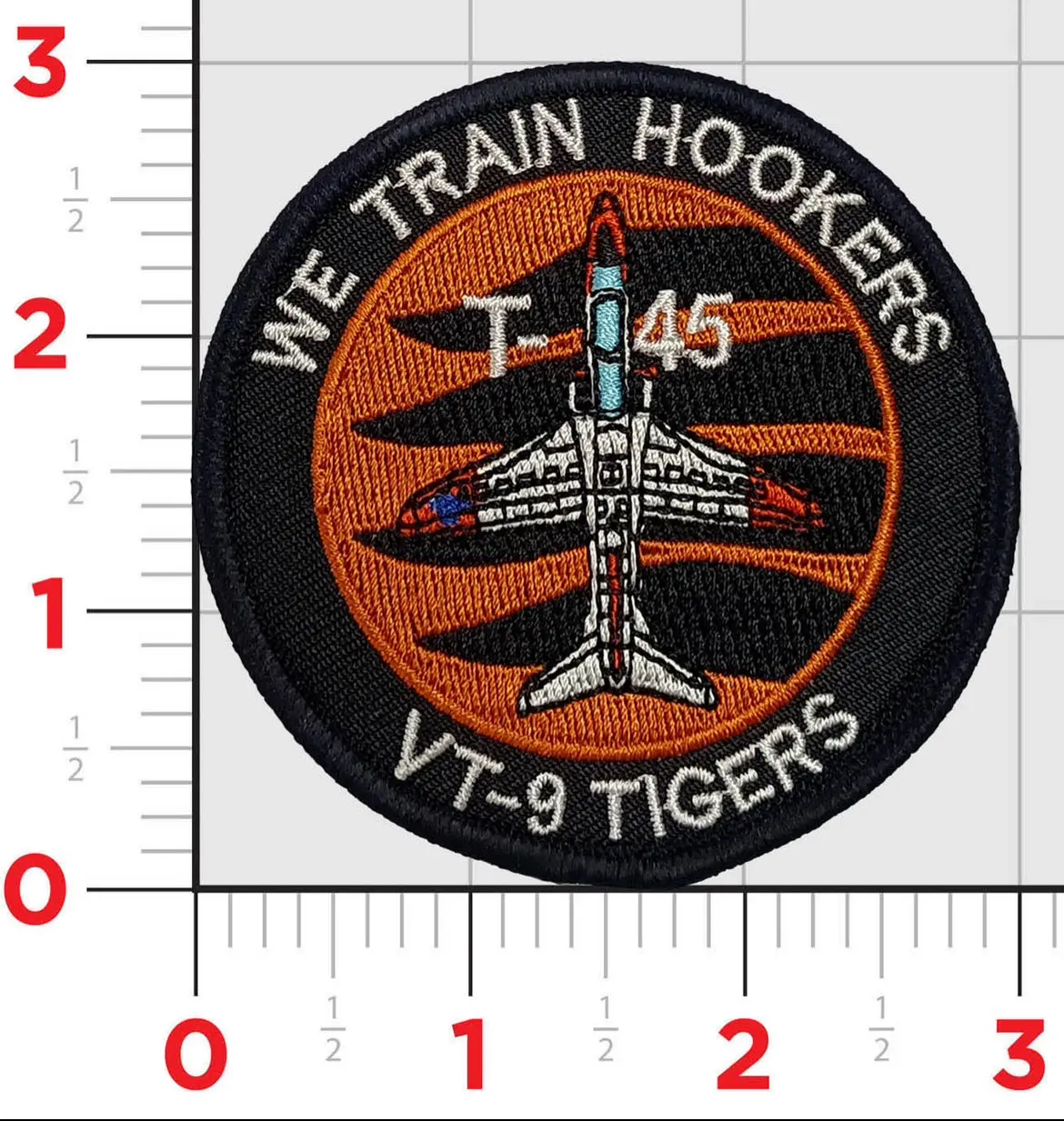 Official Vt-9 Tigers Shoulder Patch 1