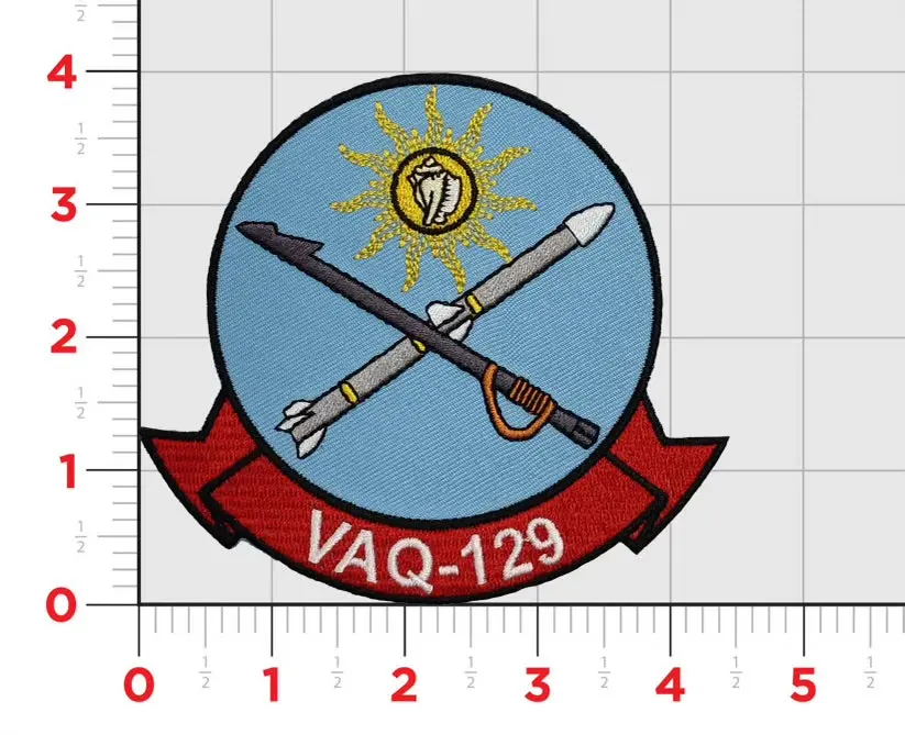 Official Vaq-129 Vikings Key West Det Patch 1