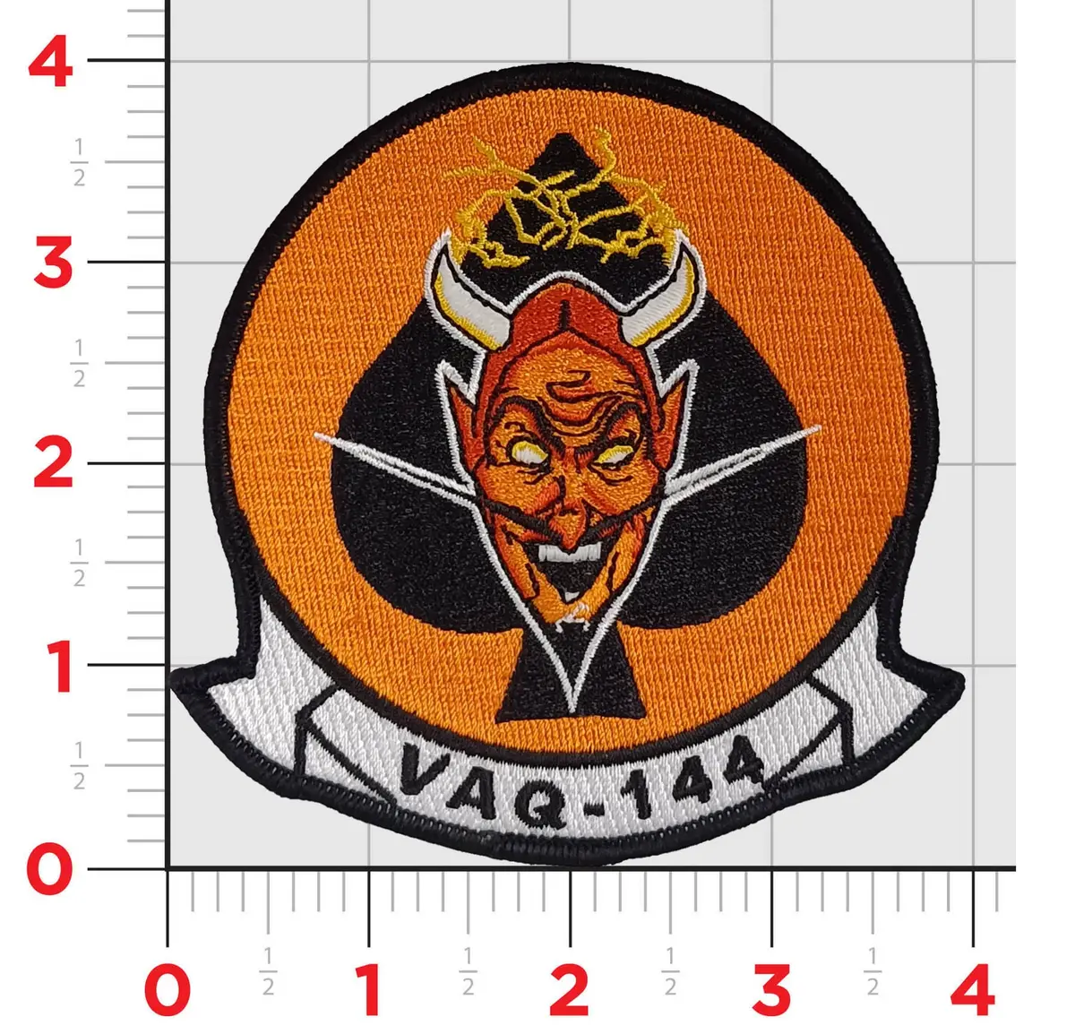 Officially Licensed Vaq-144 Main Battery Squadron Patch 1