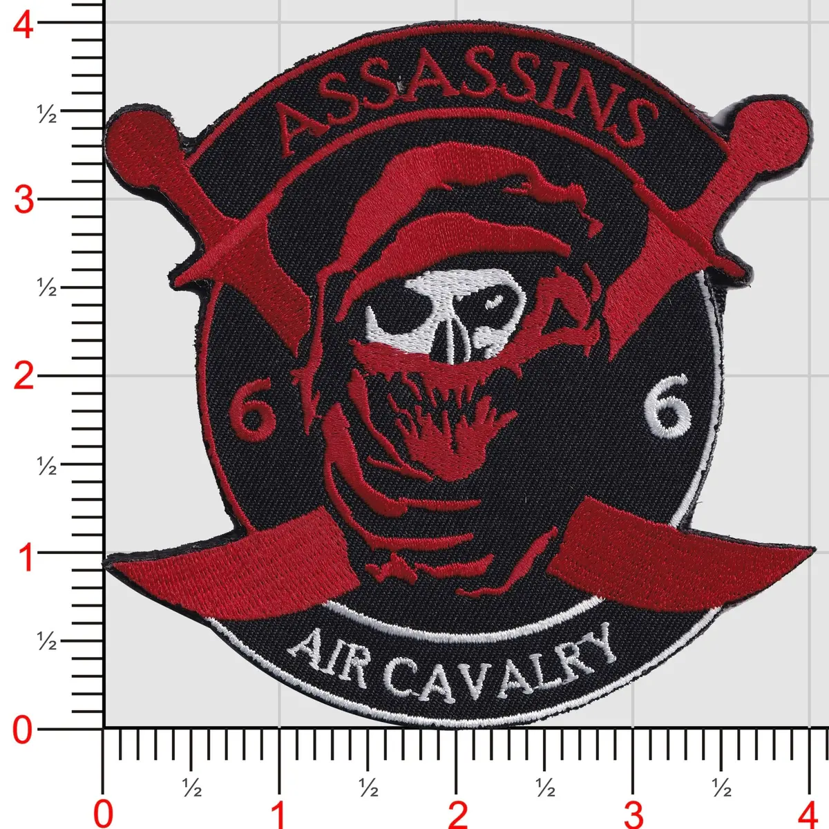 Us Army 6/6 Air Cav Assassins Patch 1