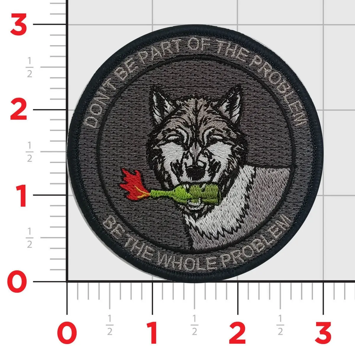 Official Hmh-466 Wolfpack Be The Whole Problem Shoulder Patch 1