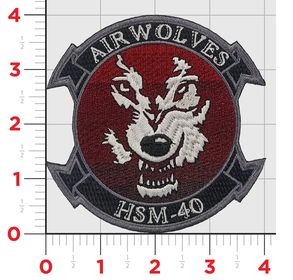 Officially Licensed Hsm-40 Airwolves Patch 1