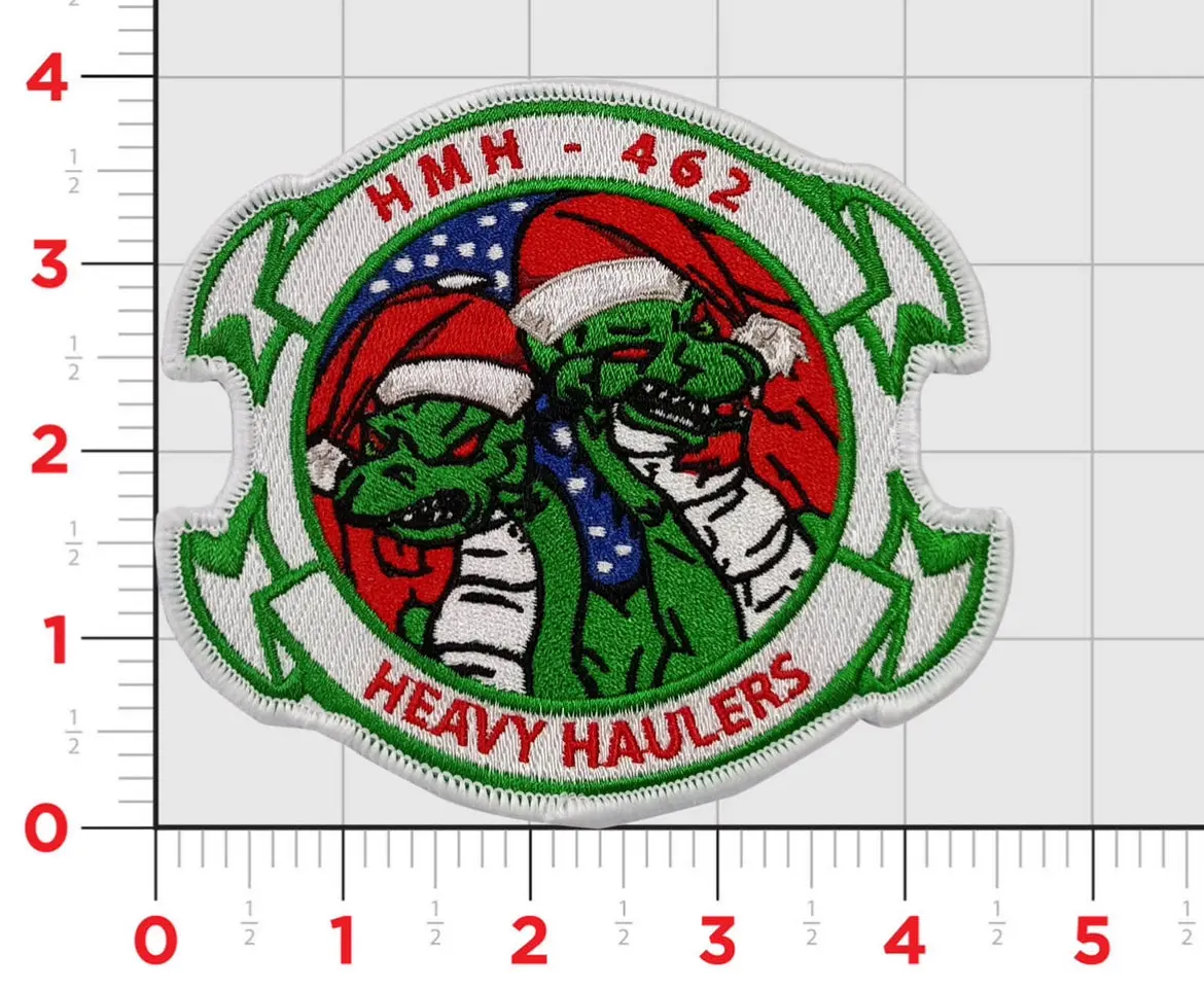 Official Hmh-462 Heavy Haulers Christmas Patch 1
