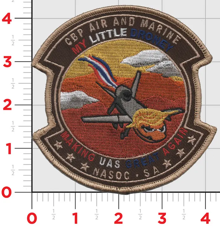 Cbp Air & Marine My Little Droney San Angelo Patch 1