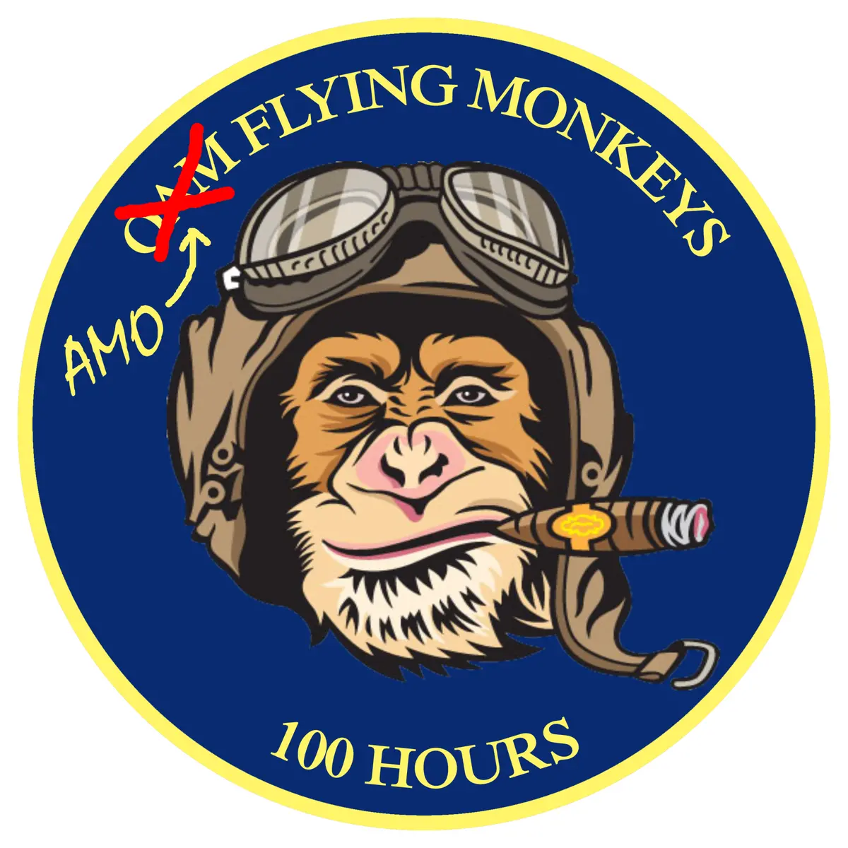 Cbp Amo Flying Monkeys Sticker 1