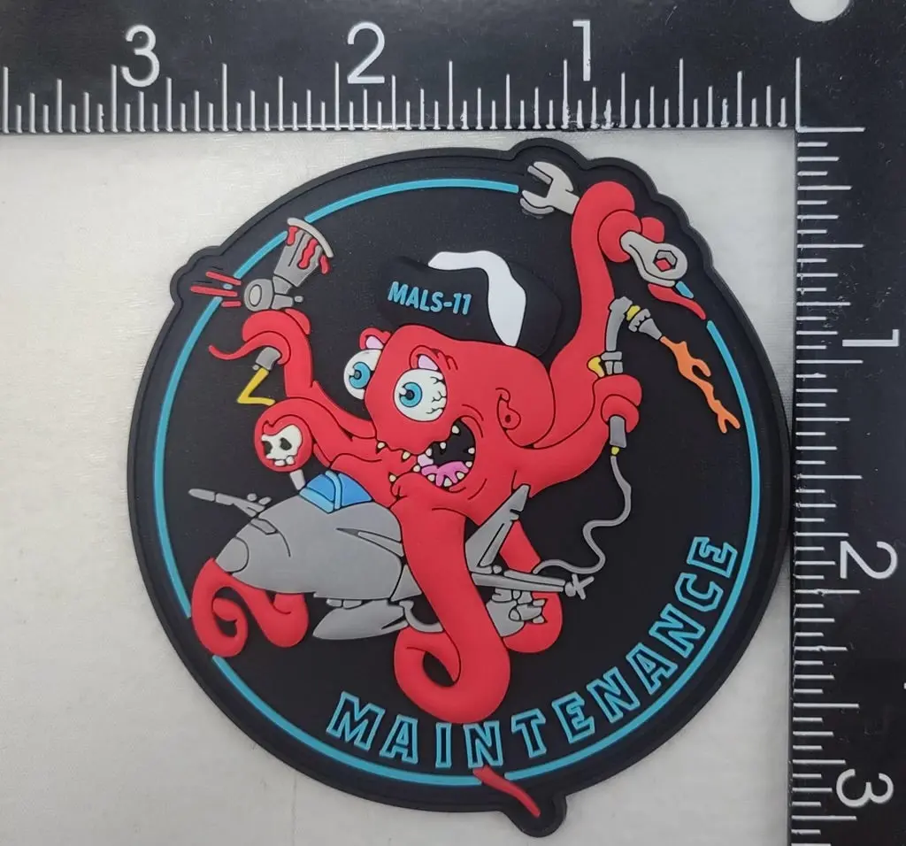 Official Mals-11 Rat Rod Devilfish Pvc Shoulder Patch 1