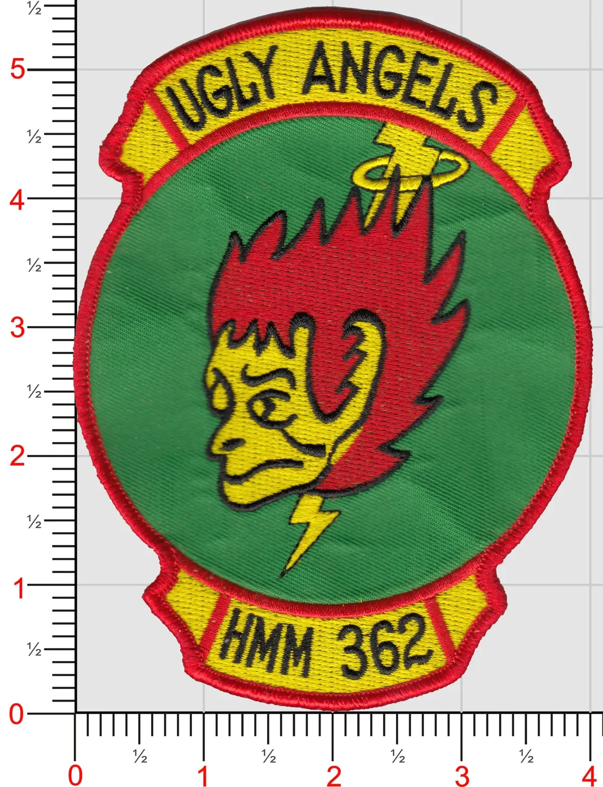 Officially Licensed Usmc Hmm-362 Ugly Angels Patch 1