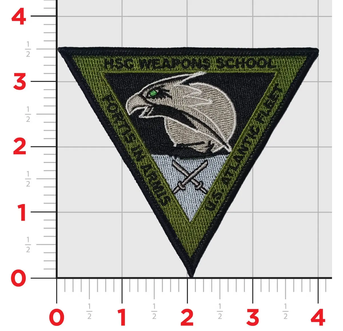 Officially Licensed Hscwsl Helicopter Sea Combat Weapons School Atlantic Patch 1