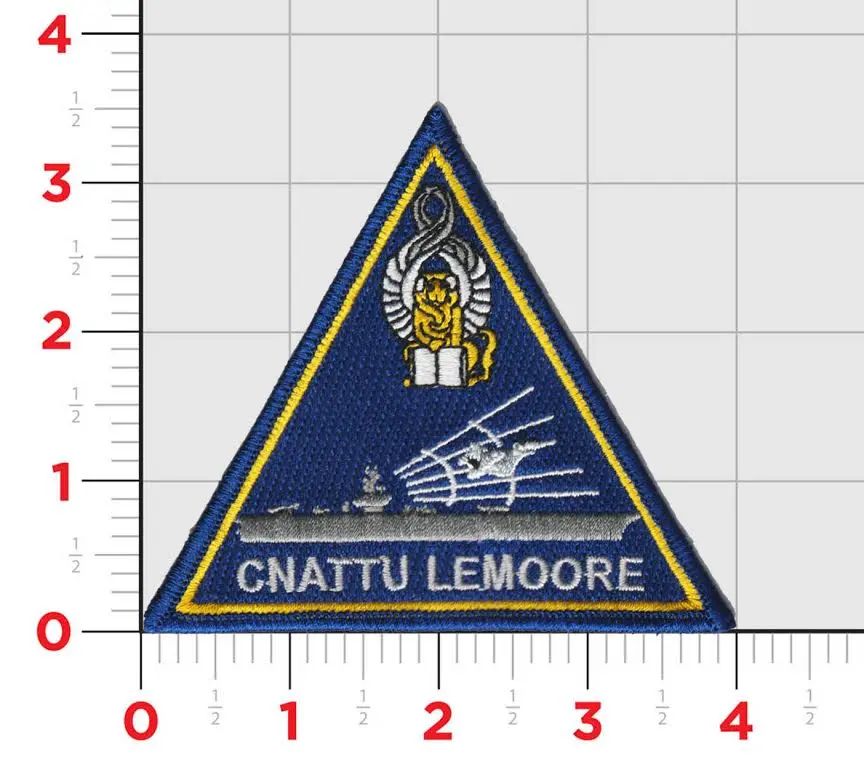 Officially Licensed Us Navy Cnattu Lemoore Patch 1