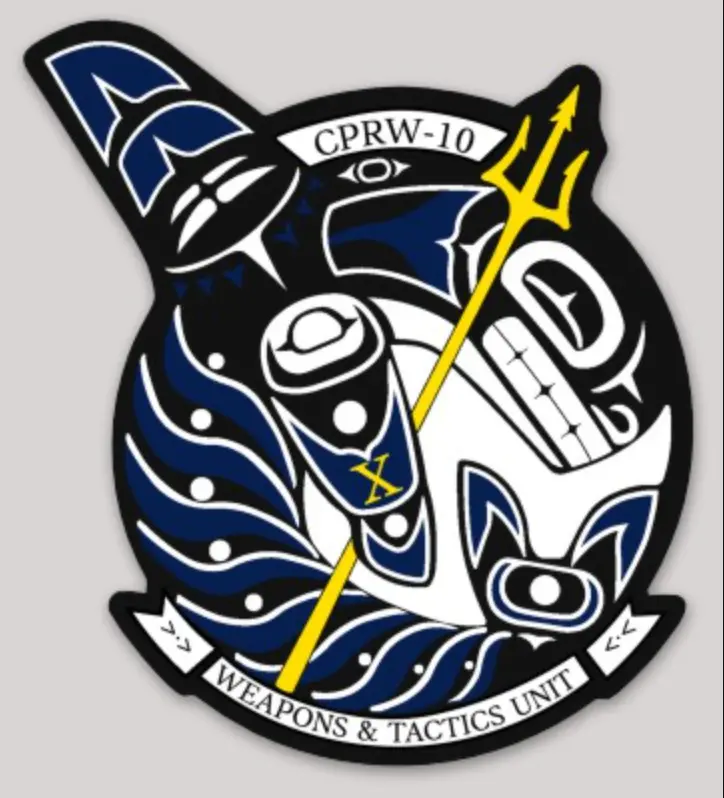 Officially Licensed Us Navy Patrol And Reconnaissance Wing Cprw-10 Sticker 1