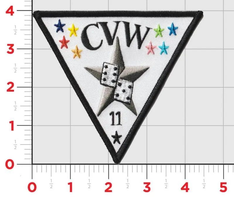 Officially Licensed Us Navy Carrier Air Wing Cvw-11 Patch 1