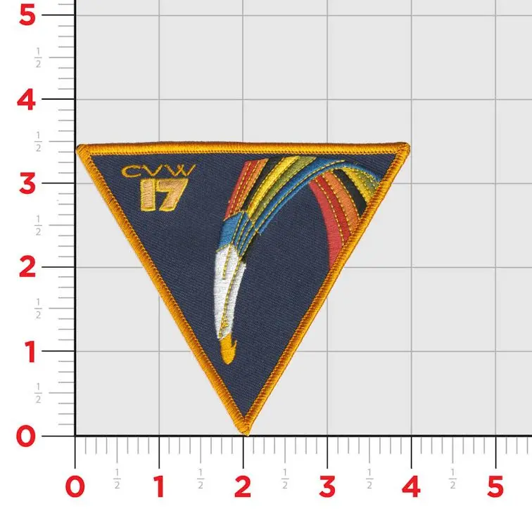 Officially Licensed Us Navy Carrier Air Wing Cvw-17 Patch 1