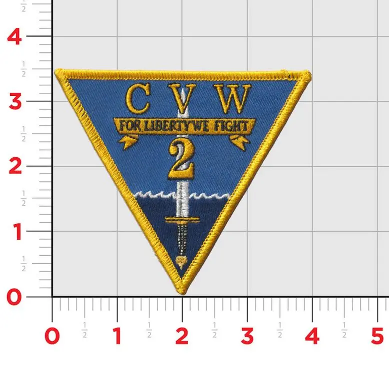 Officially Licensed Us Navy Carrier Air Wing Cvw-2 Patch 1
