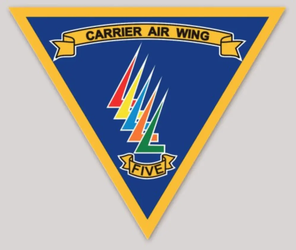 Officially Licensed Us Navy Cvw-5 Carrier Air Wing Sticker 1