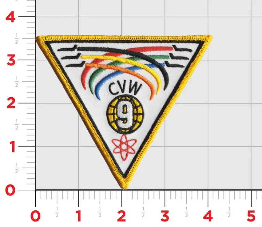 Officially Licensed Us Navy Carrier Air Wing Cvw-9 Patch 1