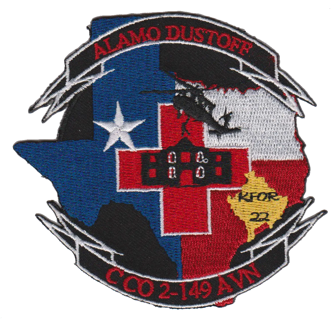 Us Army C Co 2-149 Alamo Dustoff Kfor 22 Patch 1