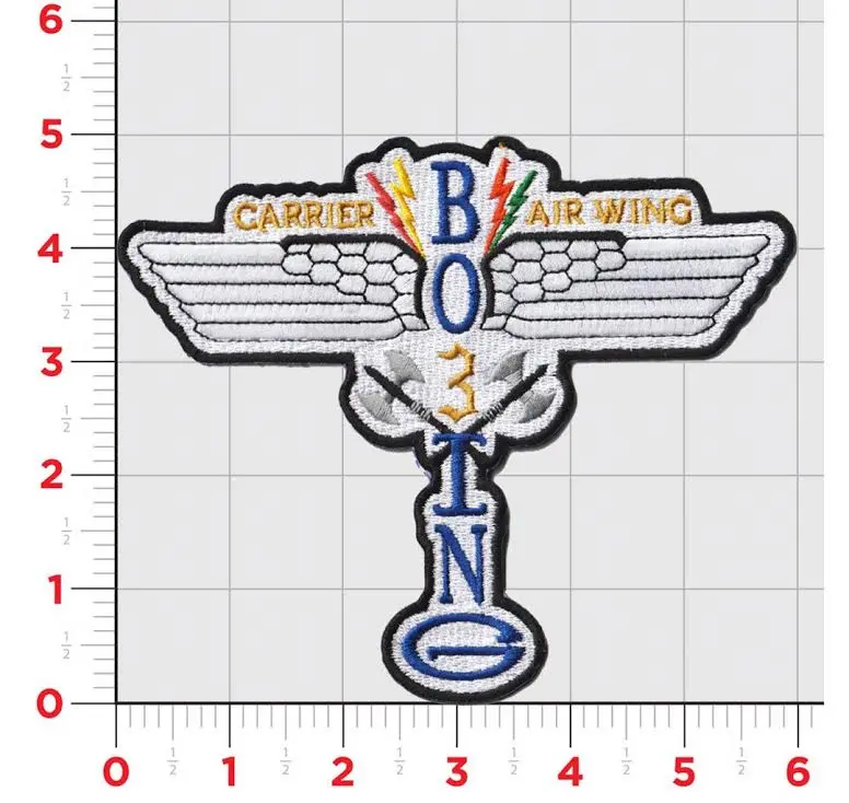 Carrier Air Wing Cvw-3 Boeing Patch 1