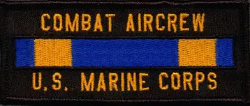 Officially Licensed Usmc Air Medal Ribbon With Number Patch 1