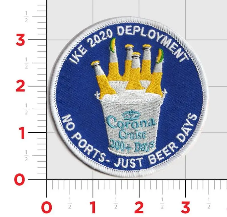Uss Eisenhower 2020 Corona Cruise 200+ Days Patch 1