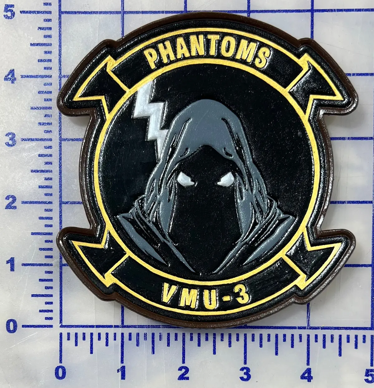 Officially Licensed Vmu-3 Phantom Leather Patch 1