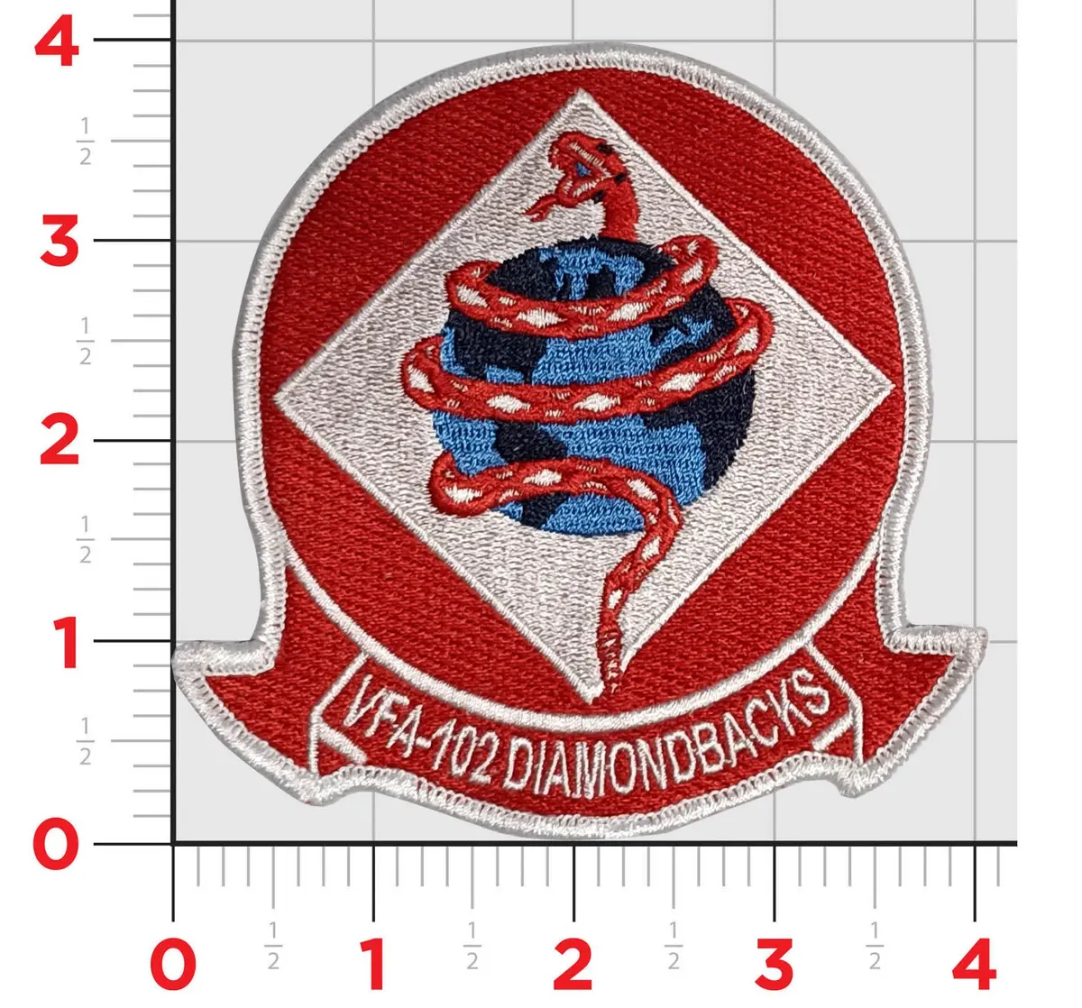 Officially Licensed Us Navy Vfa-102 Diamondbacks Squadron Patch 1