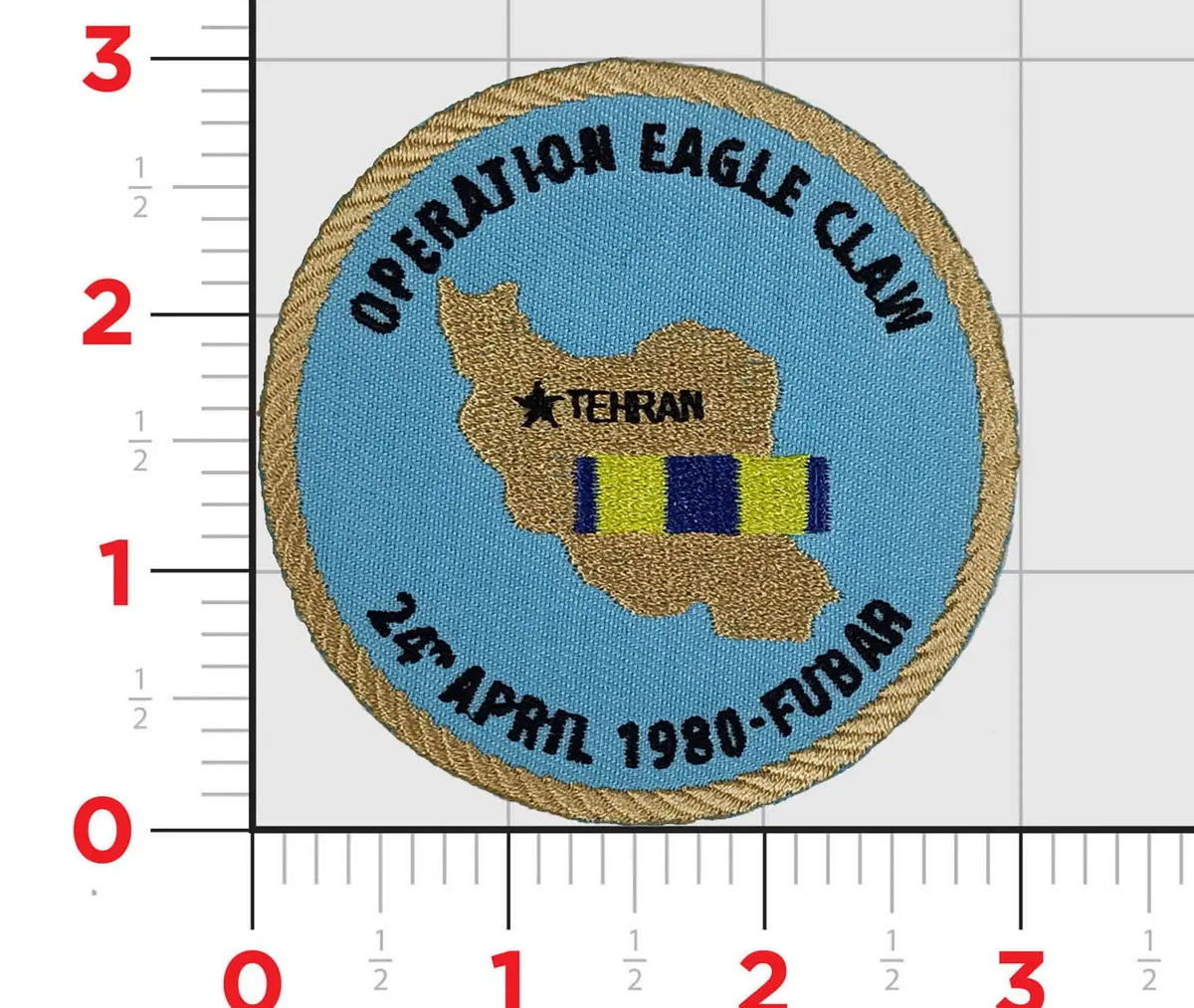Operation Eagle Claw Shoulder Patch 1