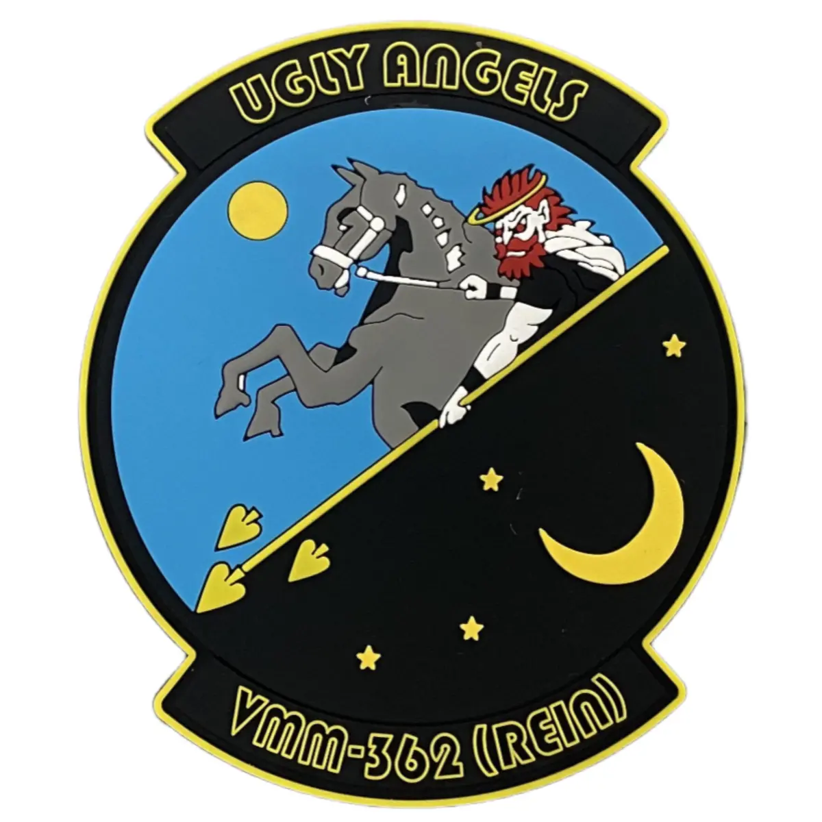 Official Vmm-362 Ugly Angels Rein 13Th Meu Pvc Patch 1