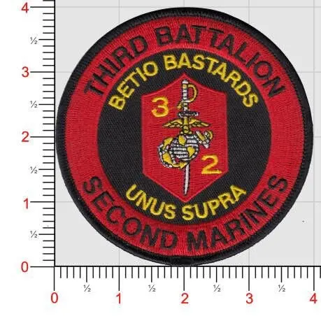 Officially Licensed Usmc 3Rd Bn 2Nd Marines Betio Bastards Patch 1