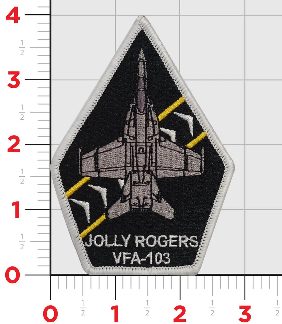 Official Vfa-103 Jolly Rogers F-18 Shoulder Patch 1