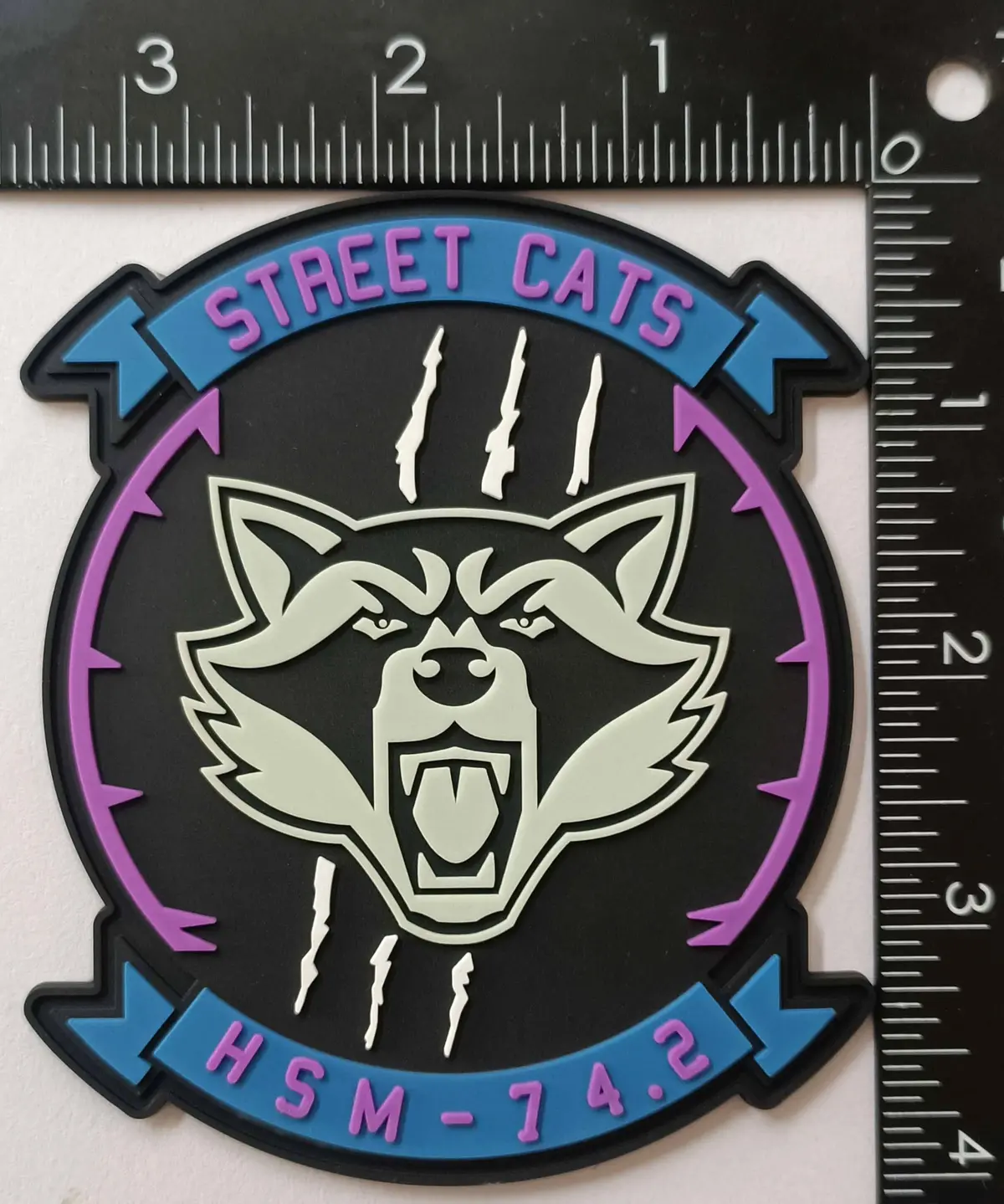Official Hsm-74.2 Street Cats Det Pvc Patch 1