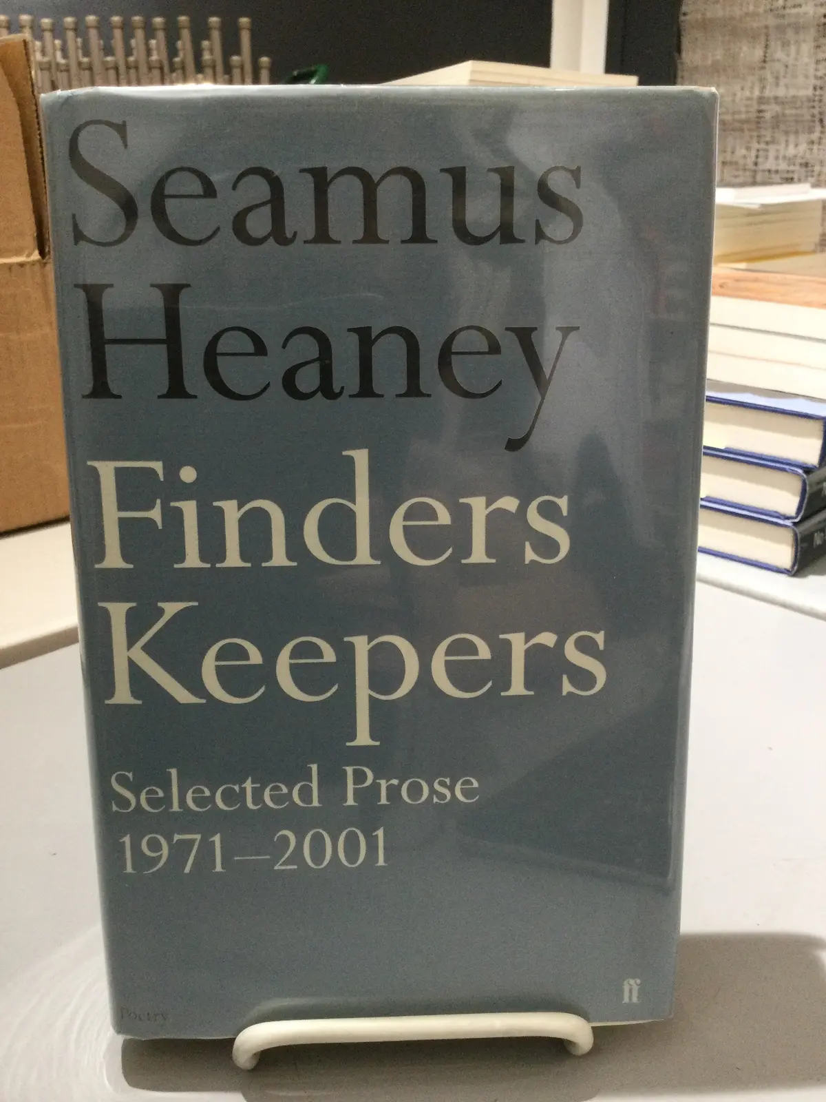 Heaney, Seamus: Finders Keepers [Used Hardcover] 1