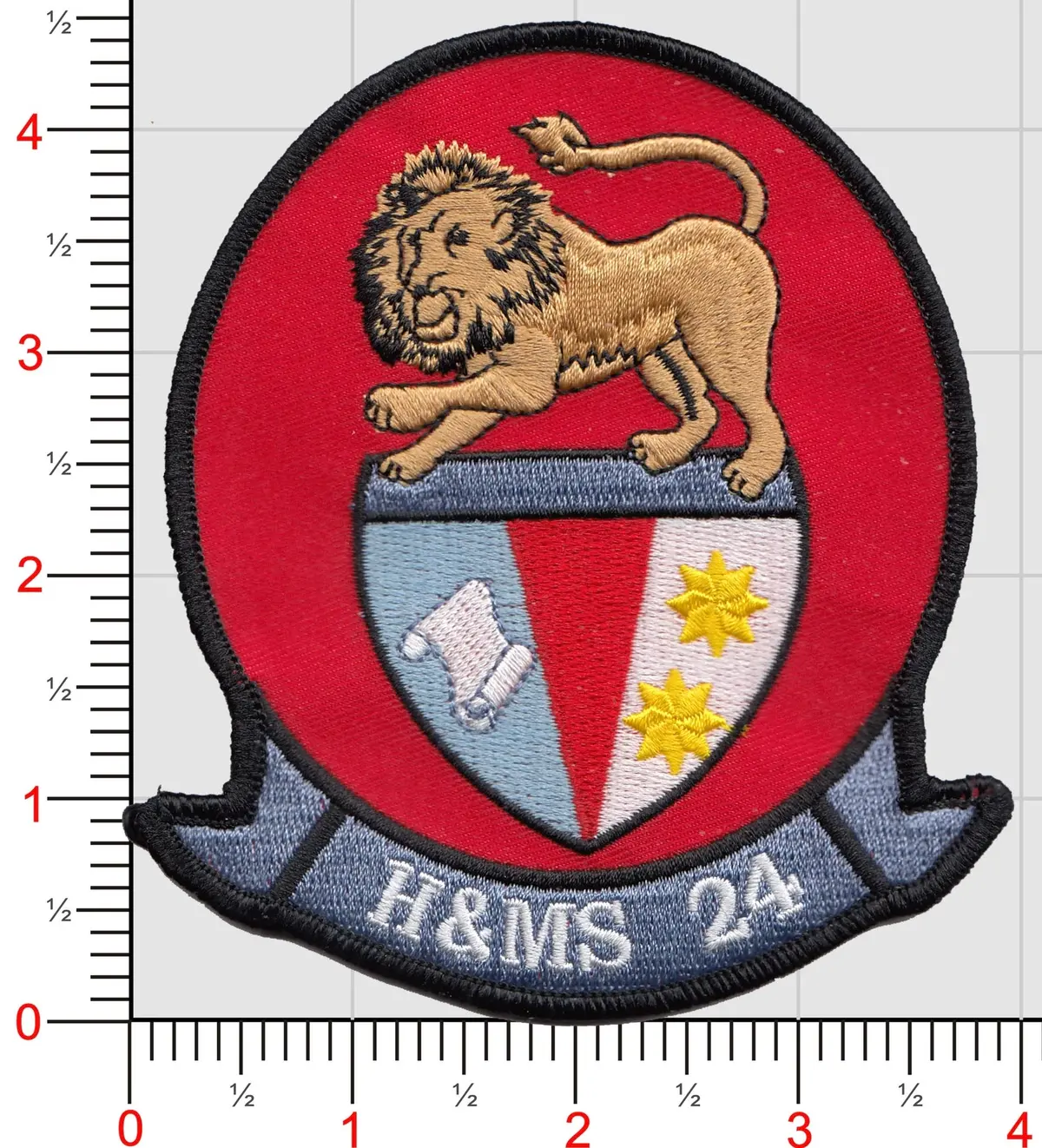 Officially Licensed Usmc H&Ms-24 Patch 1