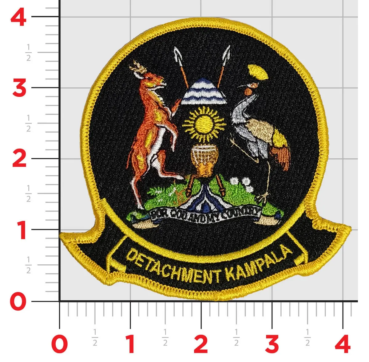 Official Marine Us Embassy Kampala Uganda Patch 1