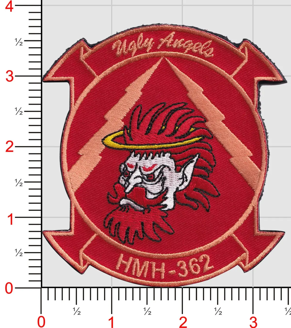 Officially Licensed Usmc Hmh-362 Ugly Angels 1996 Patch 1