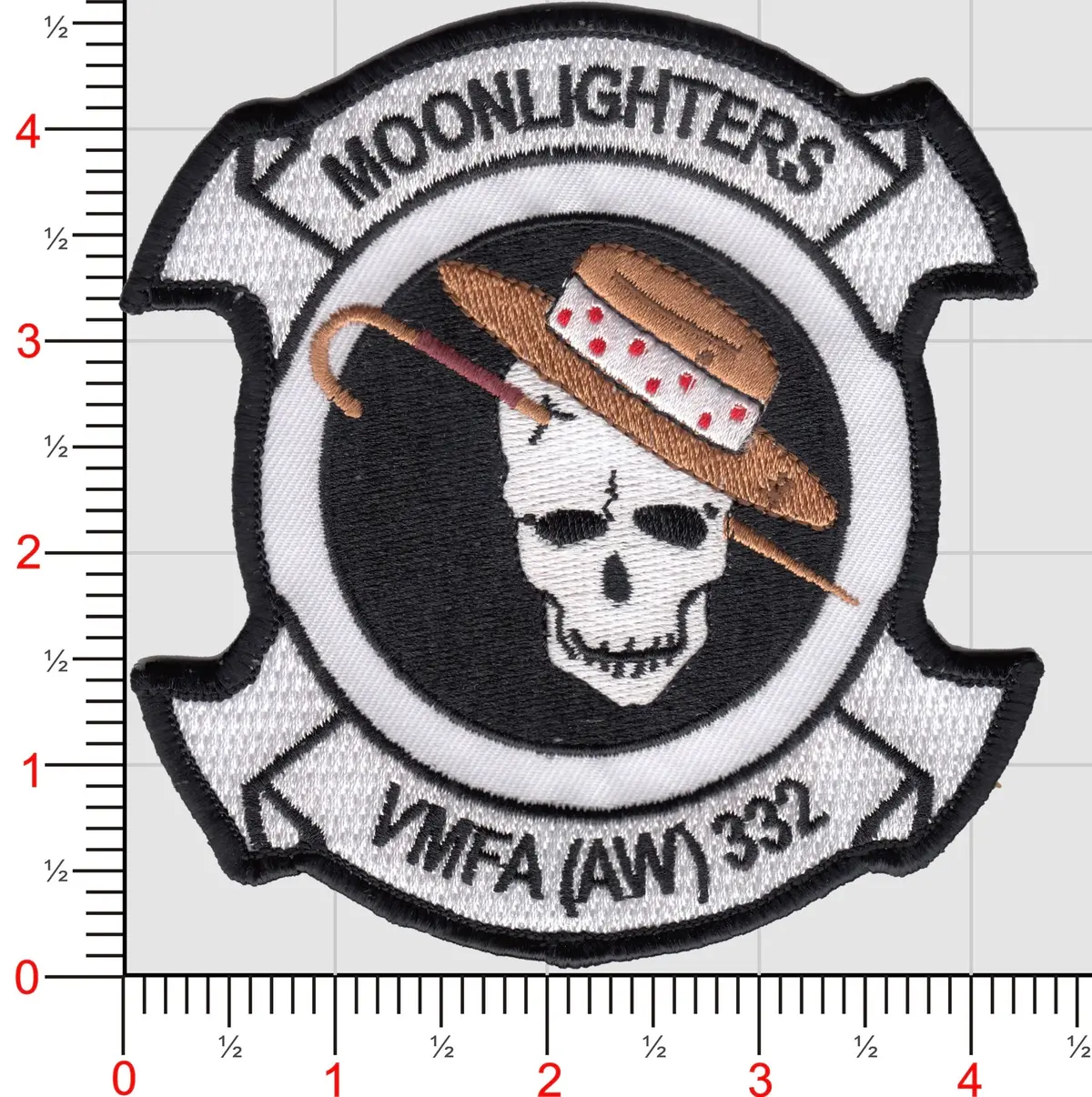 Officially Licensed Usmc Vmfa(Aw)-332 Moonlighters Patch 1