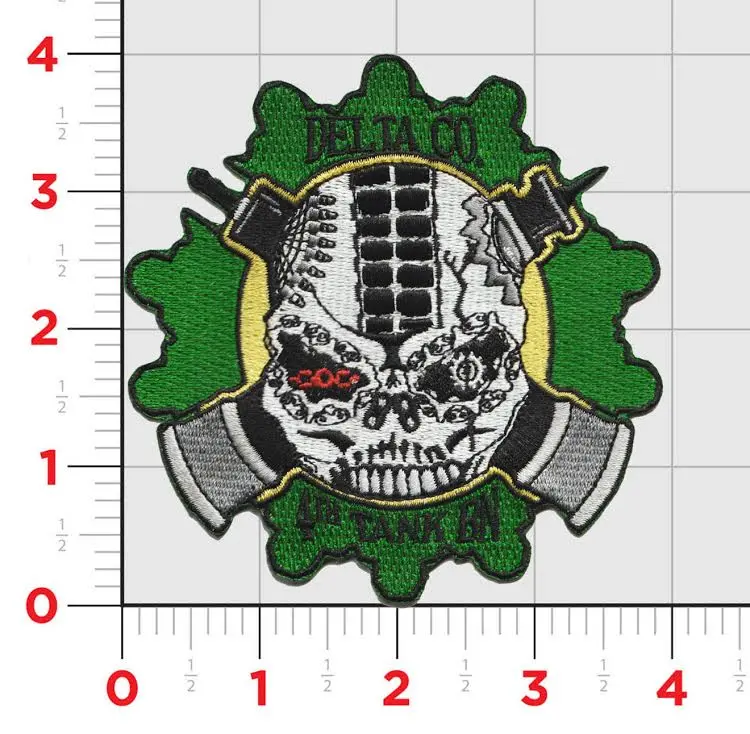 Officially Licensed Usmc Delta Co 4Th Tank Bn Patch 1