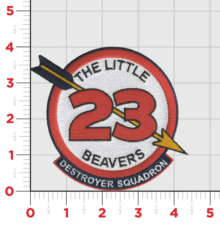 Destroyer Squadron 23 The Little Beaver Patch 1