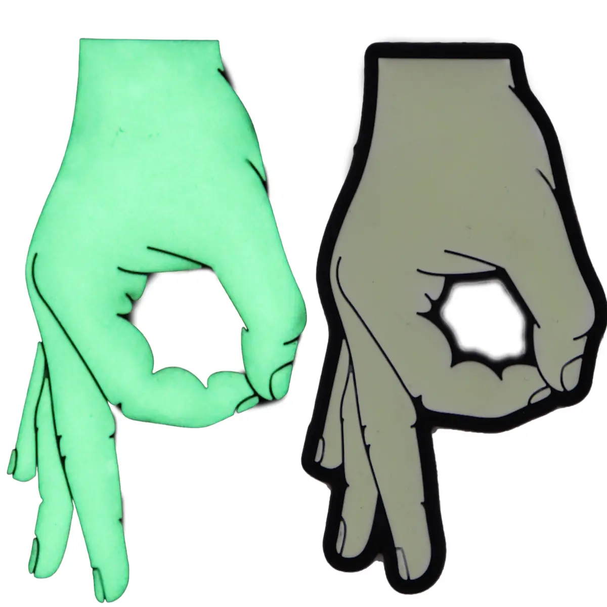 Gotcha! Circle Game Pvc Glow In The Dark Patch 1