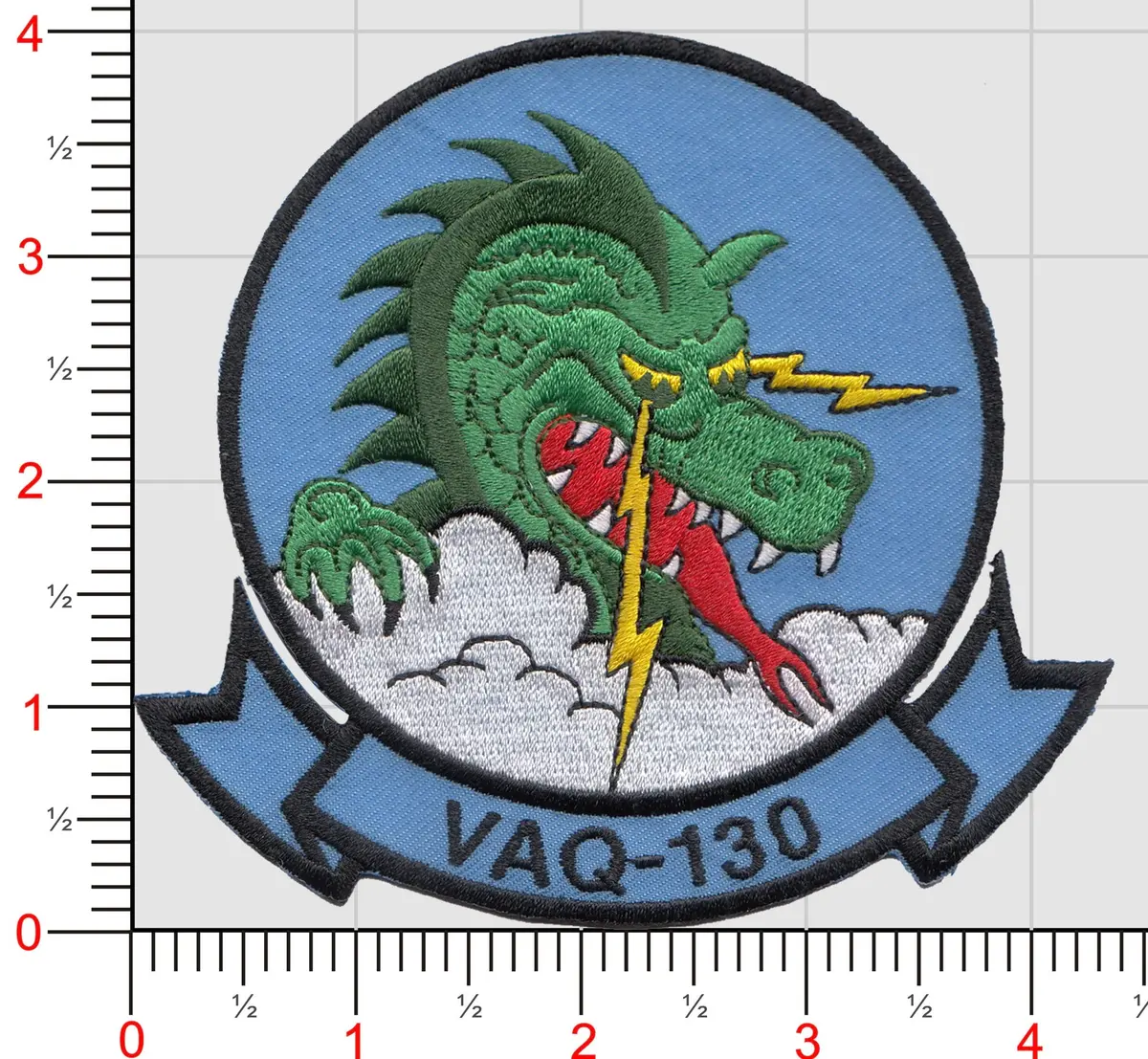 Officially Licensed Us Navy Vaq-130 Zappers Squadron Patch 1