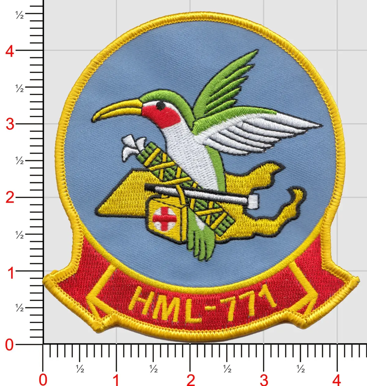 Officially Licensed Usmc Hml 771 Patch 1