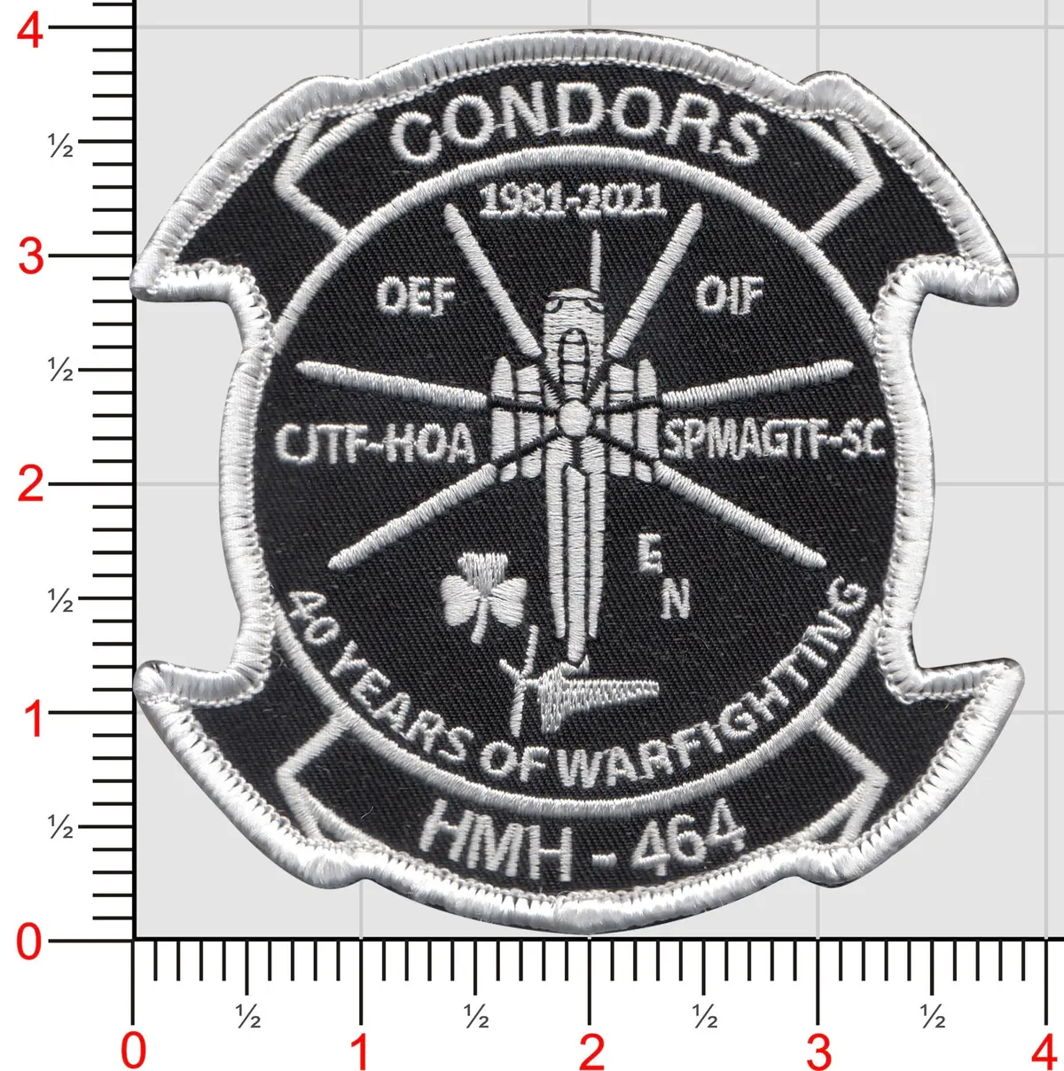 Official Hmh-464 Condors 40Th Anniversary Patch 1