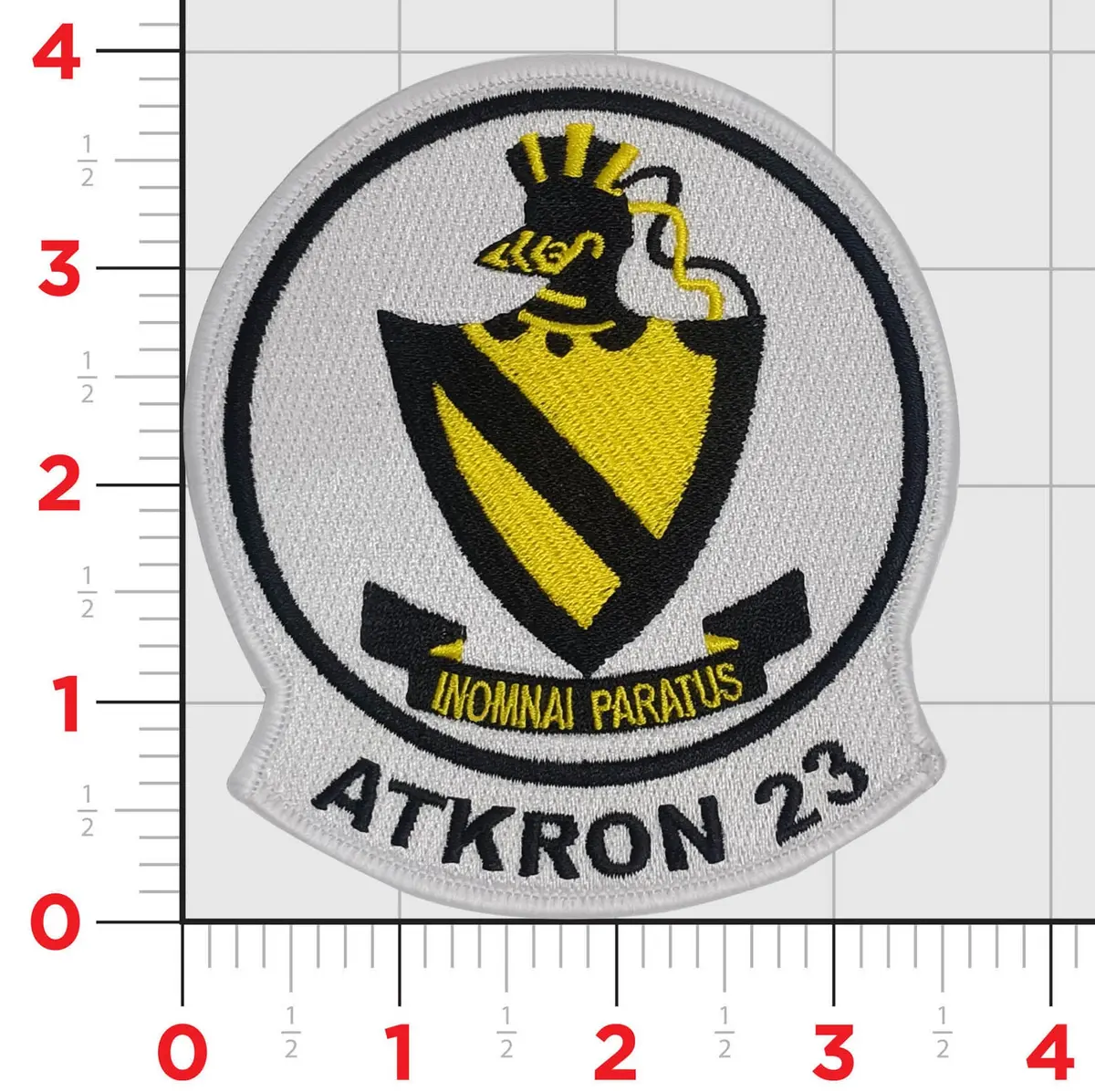 Officially Licensed Us Navy Va-23 Black Knights Patch 1
