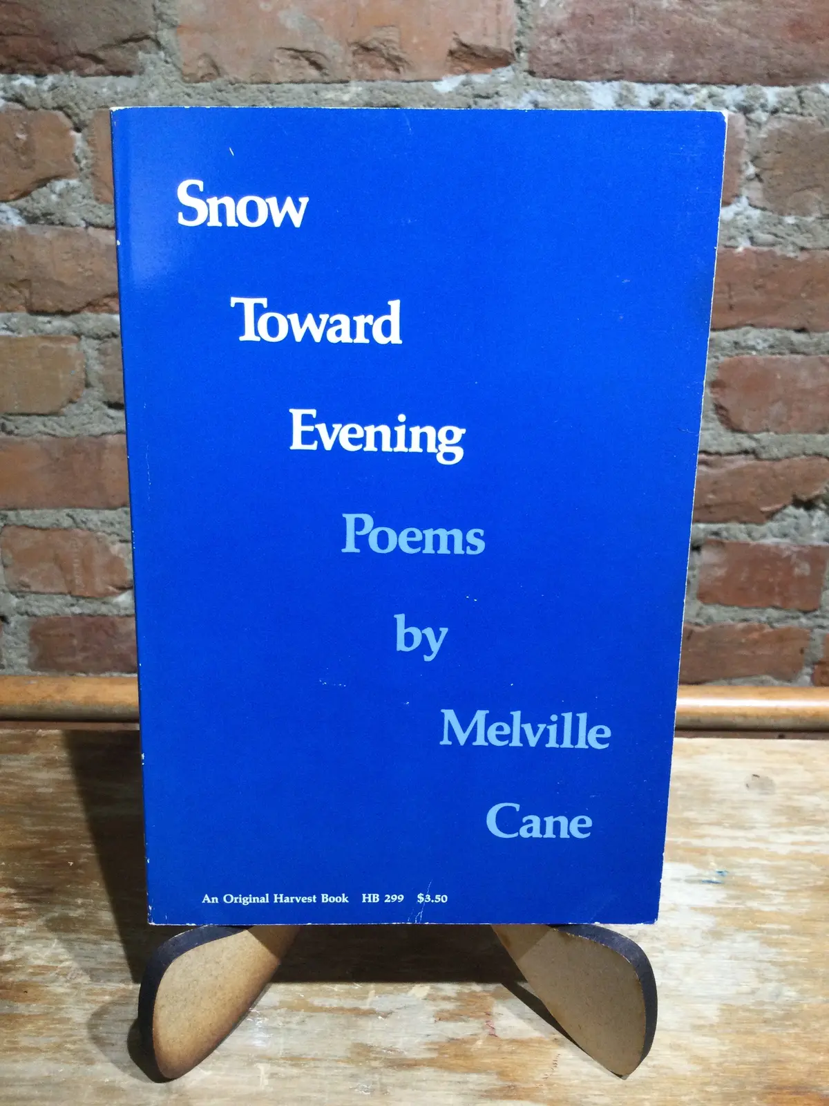 Cane, Melville: Snow Toward Evening [Used Paperback] 1