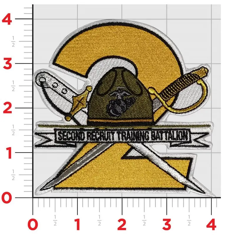 Officially Licensed 2Nd Recruit Training Battalion Parris Island Patch 1