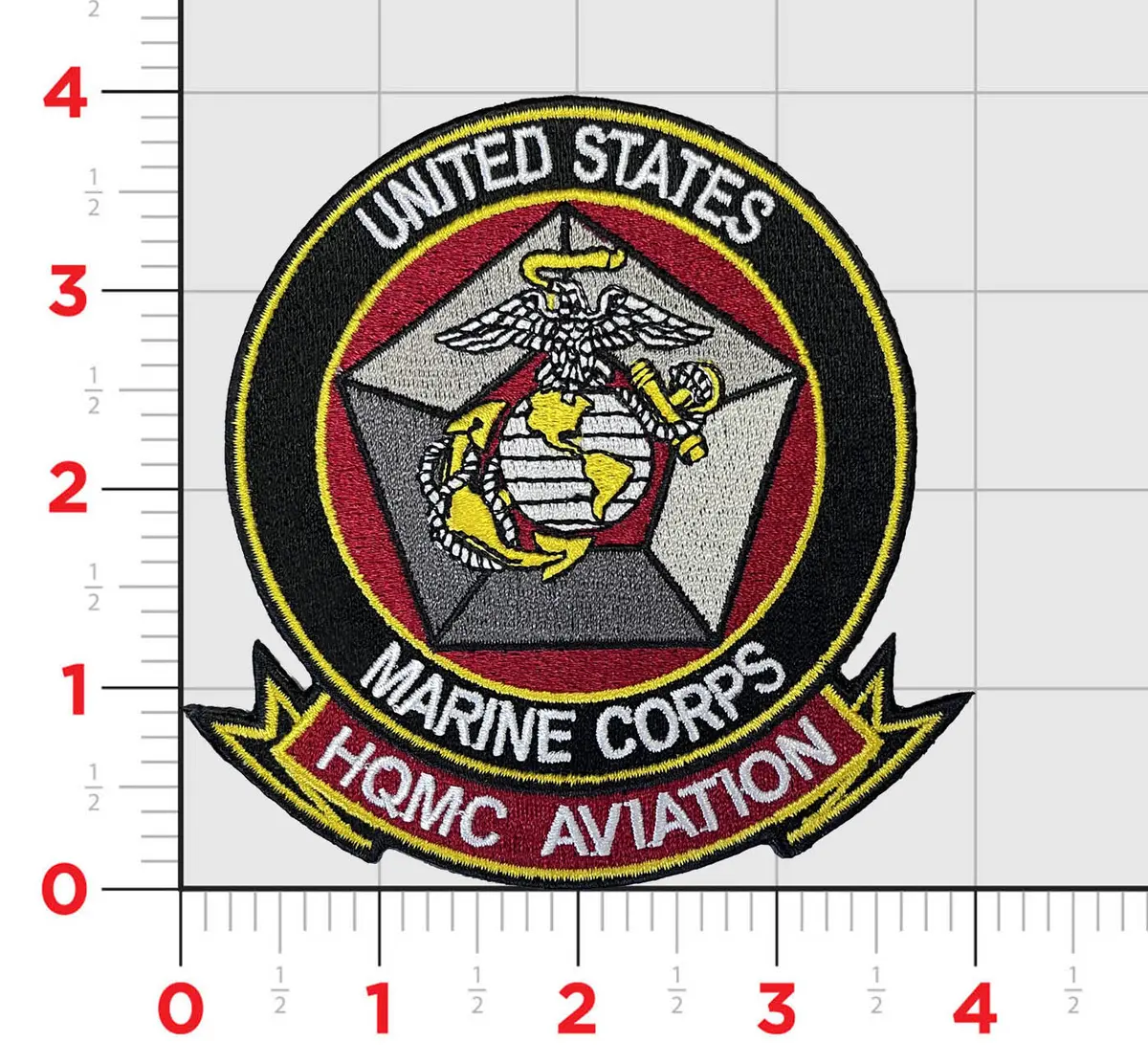 Officially Licensed Usmc Hqmc Aviation Patch 1