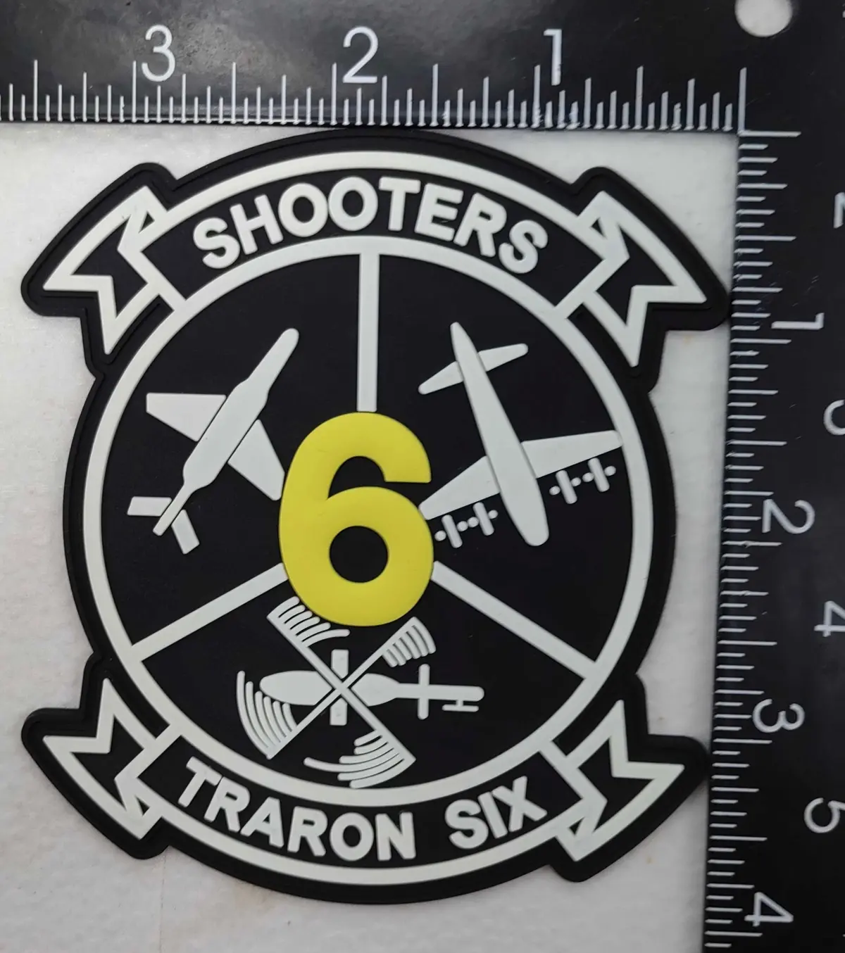 Officially Licensed Us Navy Vt-6 Shooters Pvc Squadron Patch 1
