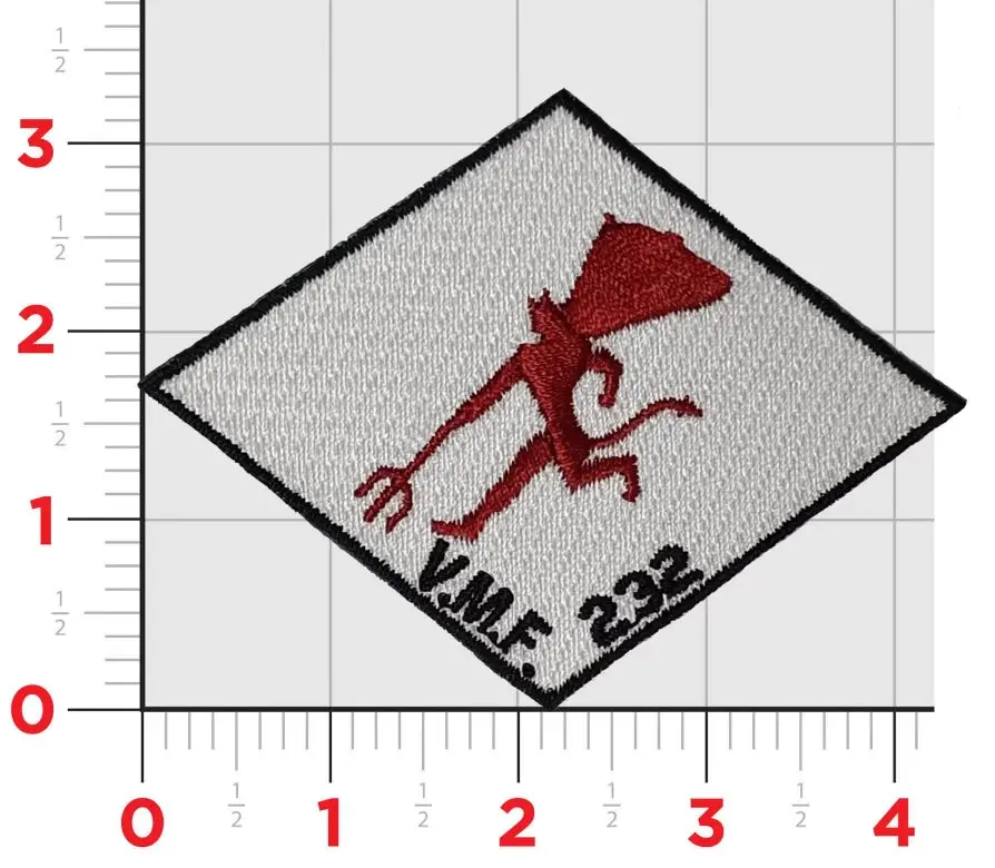 Officially Licensed Vmf-232 Red Devils Patch 1