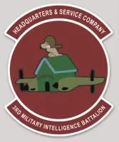 Official 3Rd Military Intelligence H&S Snoopers Sticker 1