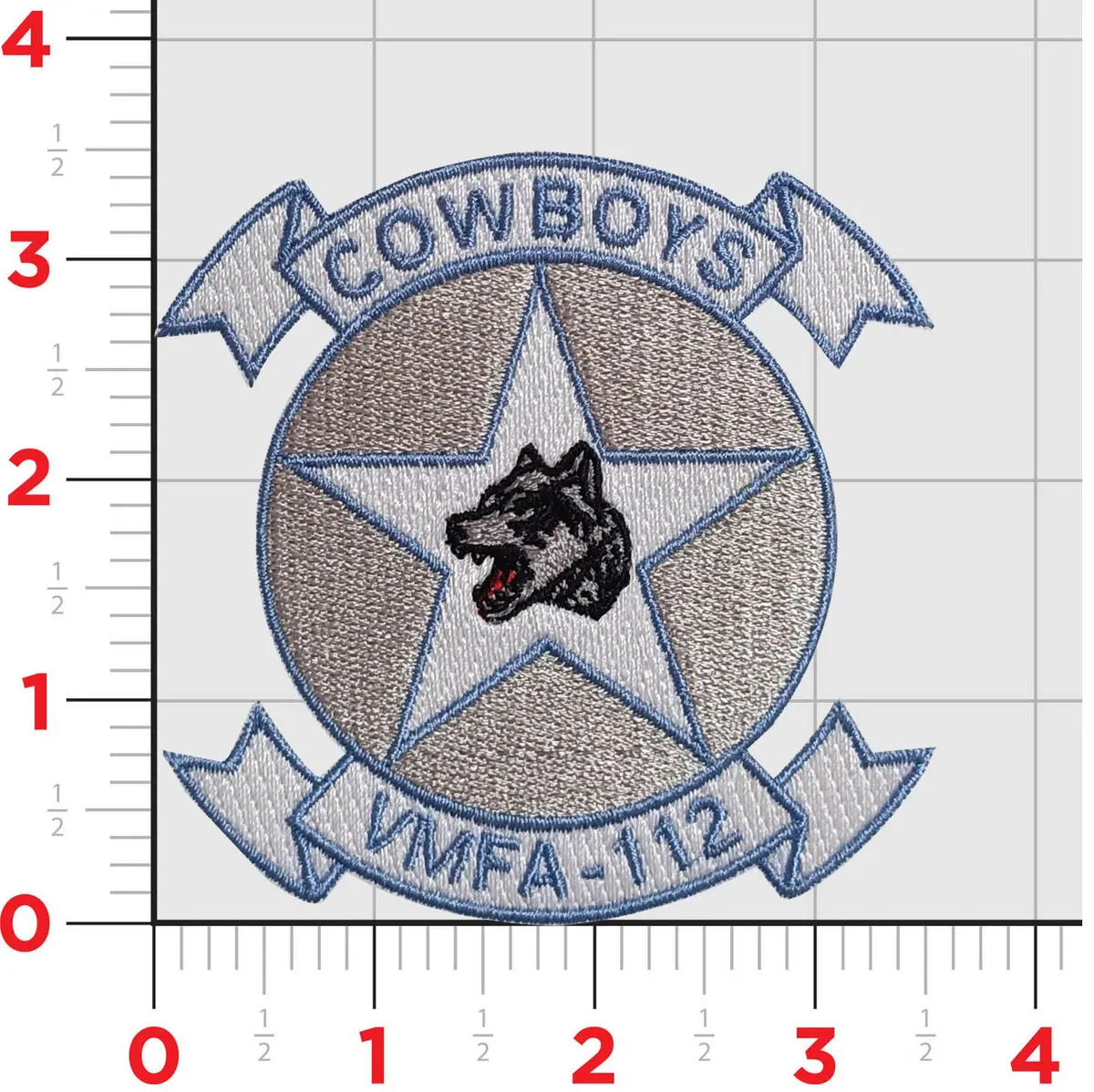 Officially Licensed Usmc Vmfa-112 Cowboys 2024 Squadron Patch And Name Tag 1