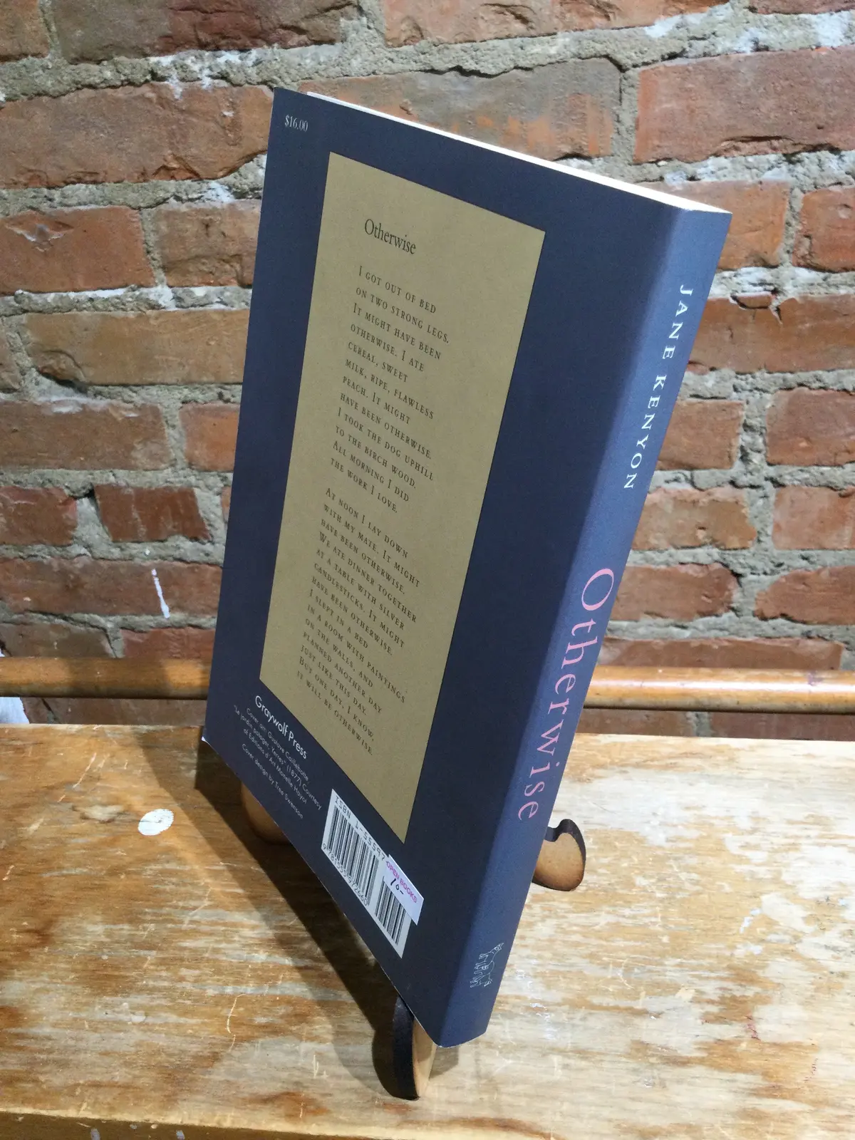 Kenyon, Jane: Otherwise: New & Selected Poems 2